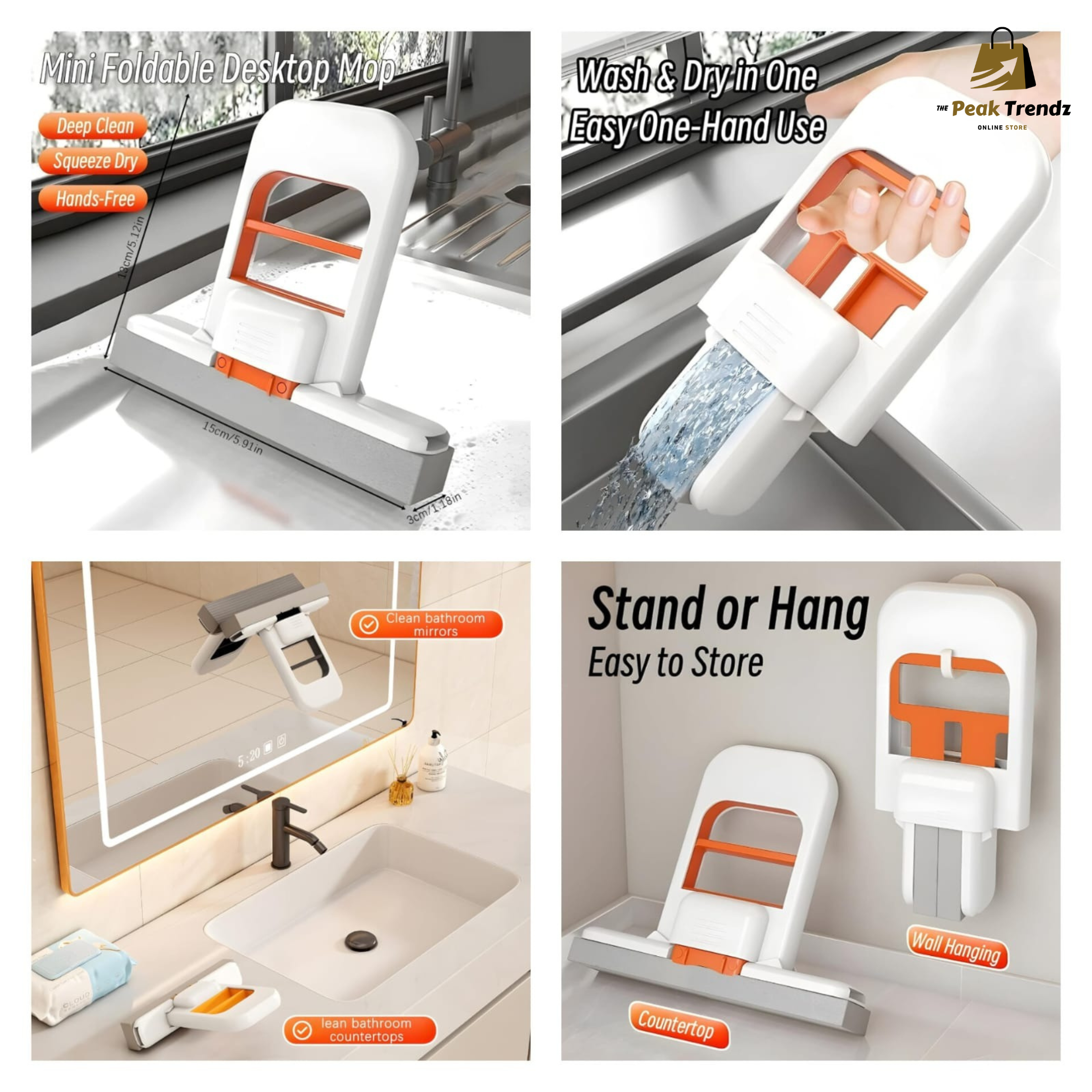 Mini Mop for Kitchen & Bathroom Cleaning in Pakistan – The Peak Trendz