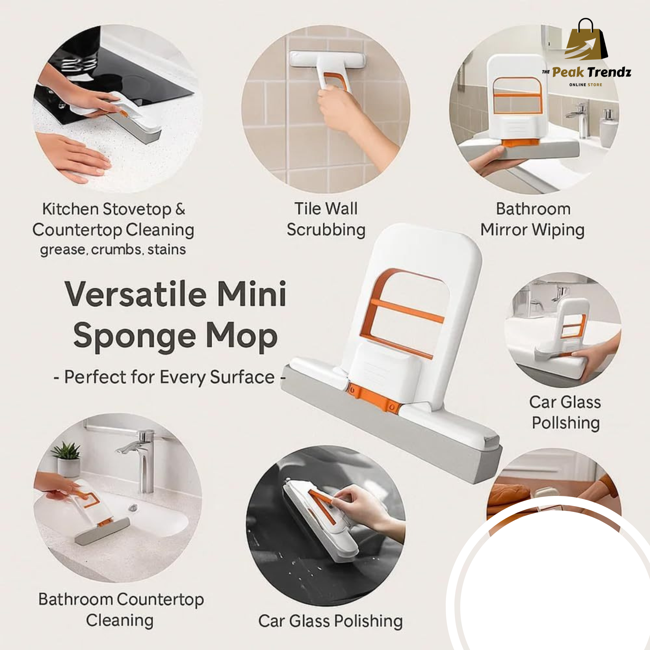 Mini Mop for Kitchen & Bathroom Cleaning in Pakistan – The Peak Trendz