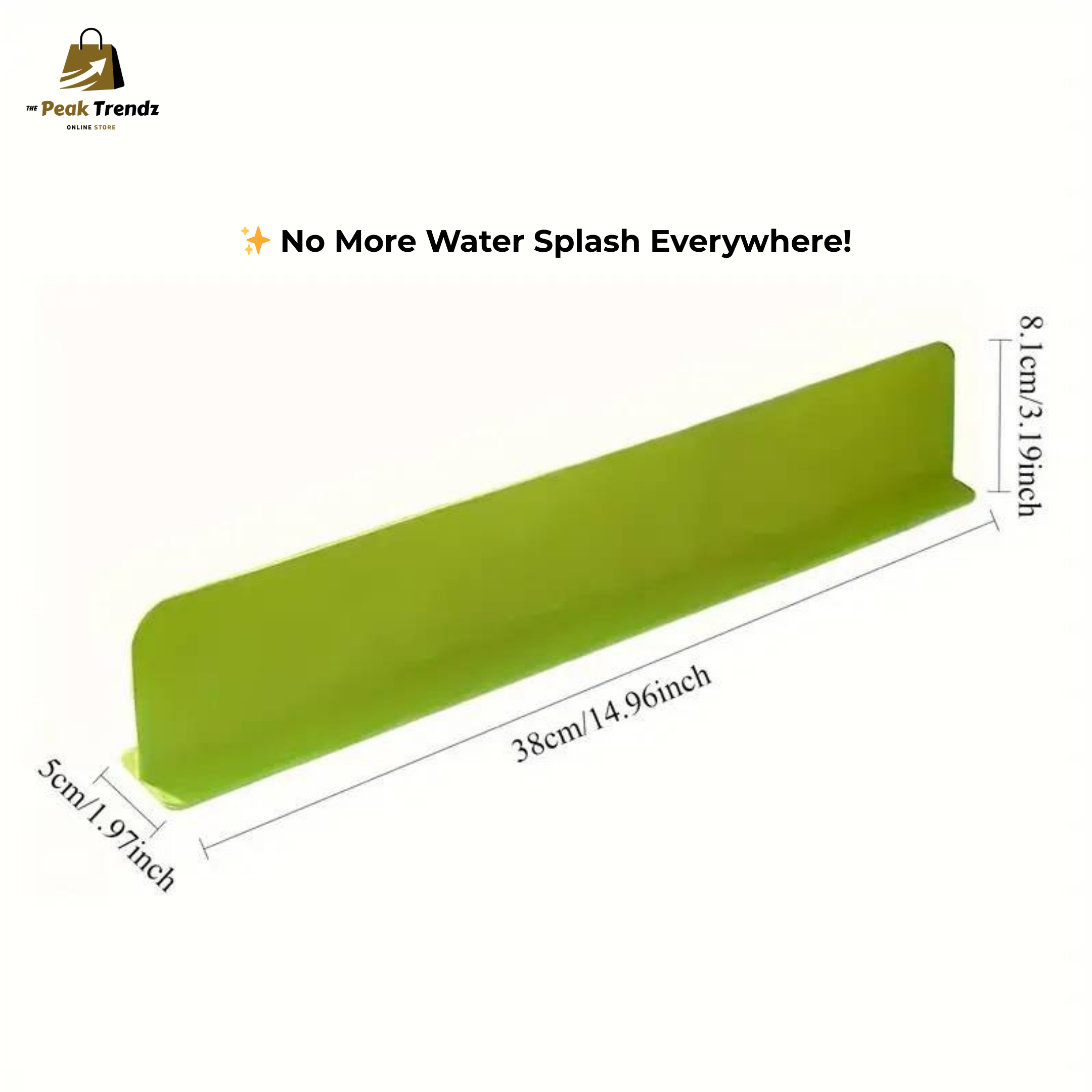 Sink Splash Guard – Waterproof Silicone Faucet Mat | Keep Countertops Dry & Clean