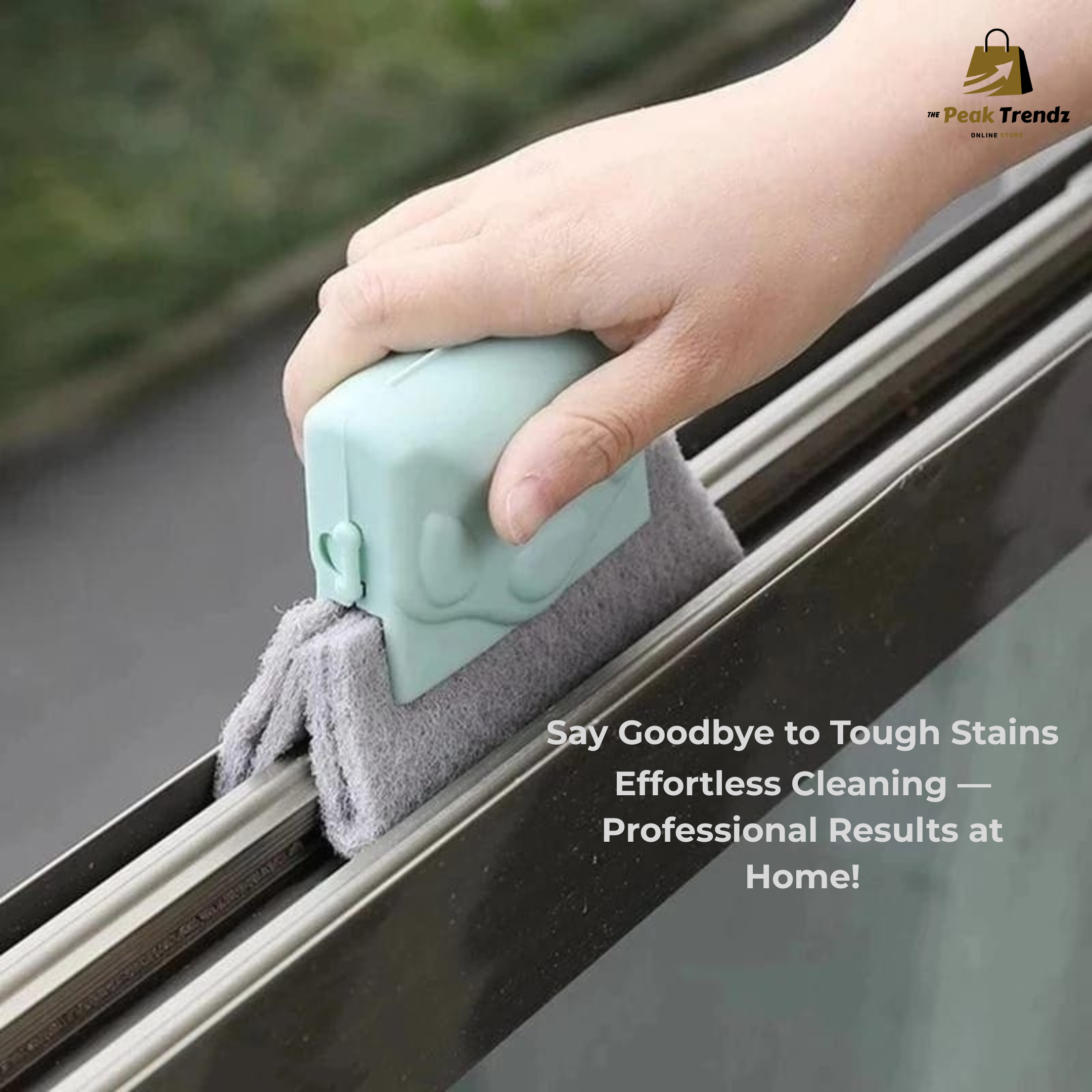 Magic Window Cleaning Brush – 360° Rotating & Multi-Purpose Cleaner | Effortless Glass & Frame Cleaning Tool