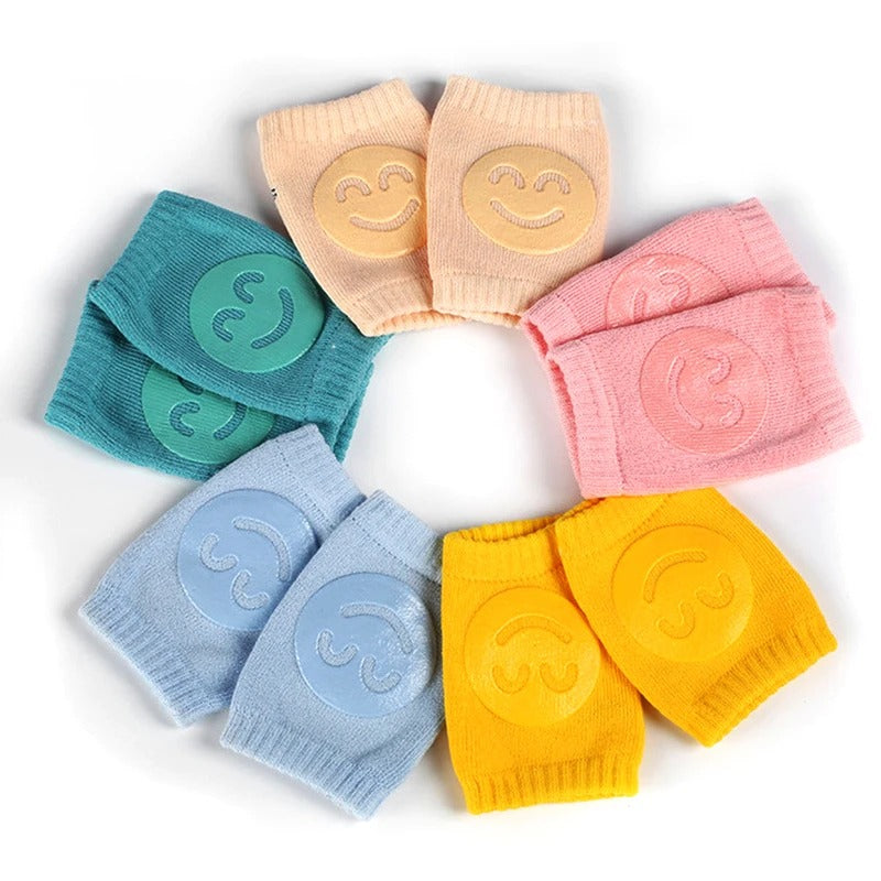 Baby Safety Kneepad & Leg Warmer Set – Soft Cotton Crawling Knee Pads & Elbow Protectors for Infants & Toddlers (Non-Slip)