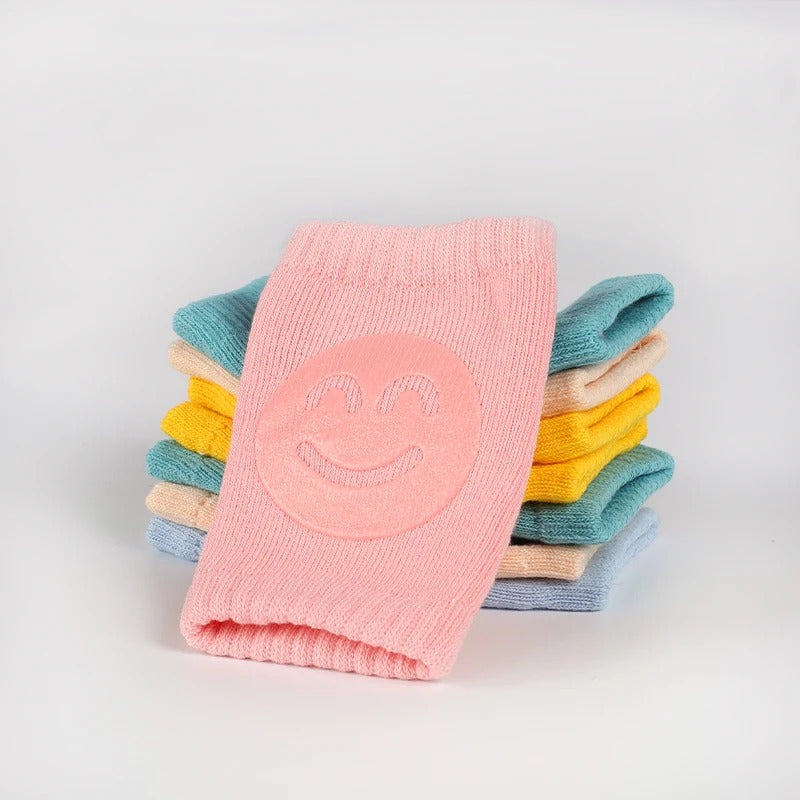 Baby Safety Kneepad & Leg Warmer Set – Soft Cotton Crawling Knee Pads & Elbow Protectors for Infants & Toddlers (Non-Slip)