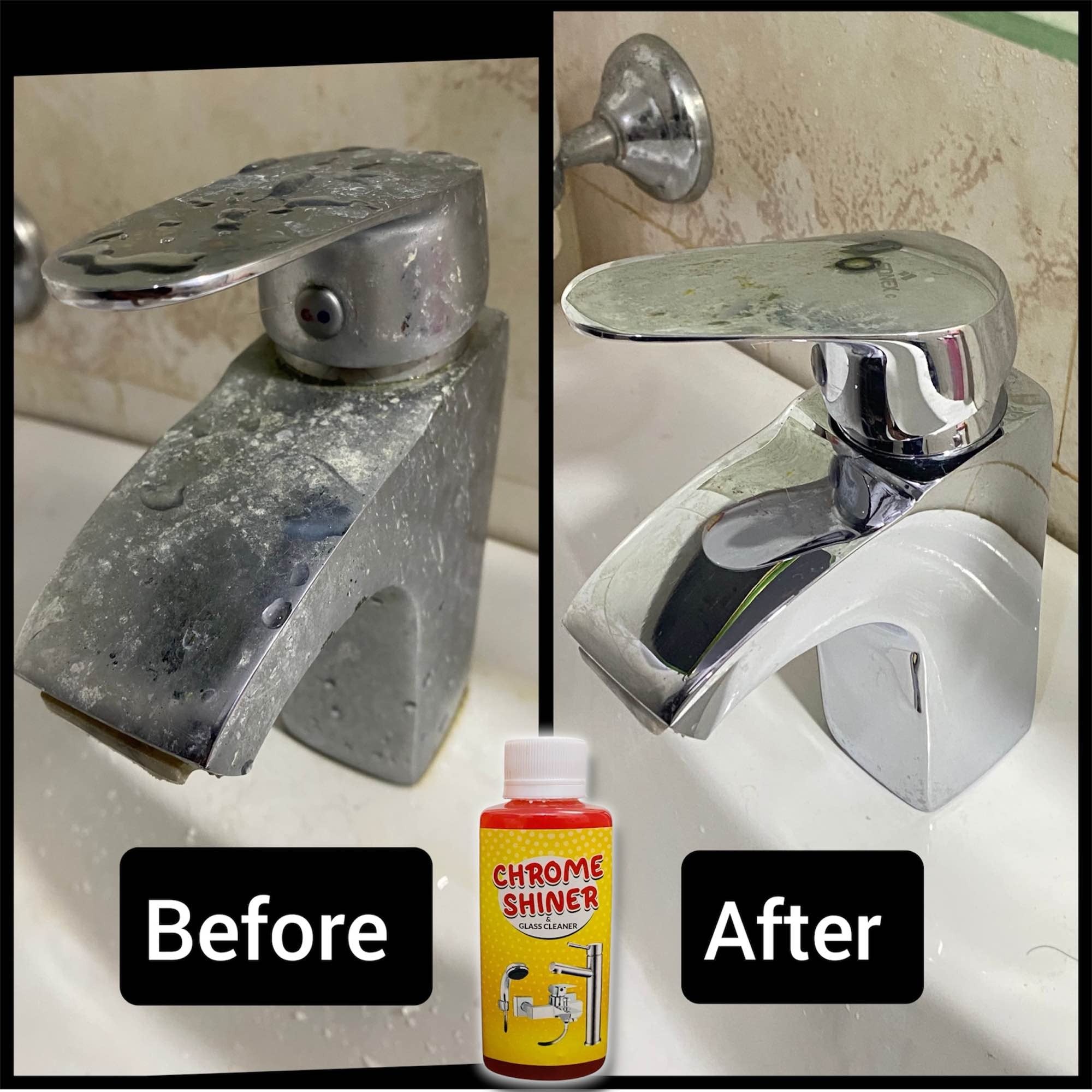 Chrome Shiner 130g – Car & Bike Metal Polish Cream for Chrome Parts, Headlights & Rims