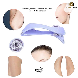 Mini Facial Hair Remover – Spring Threading Epilator for Women, Painless Hair Removal for Face, Eyebrows & Cheeks