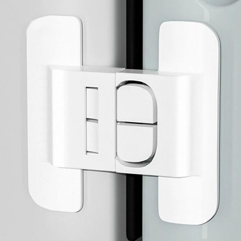 Refrigerator Child Safety Lock – Self-Adhesive Fridge Lock & Fixed Buckle for Kids Protection