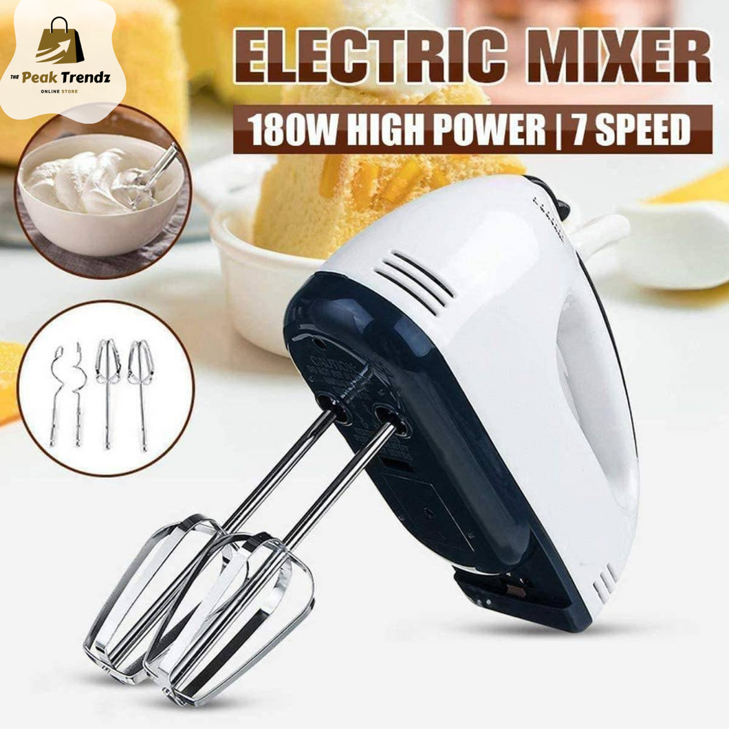 Electric Hand Mixer – 7-Speed Power for Effortless Baking!