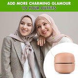 Round Shape Hijab Magnets