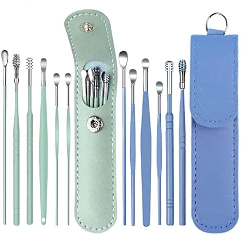 Ear Wax Removal Tool Set - 6-in-1 Stainless Steel Ear Cleaning Kit | Safe & Reusable Earwax Cleaner