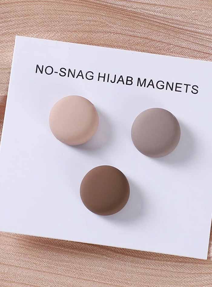 Round Shape Hijab Magnets