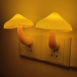 LED Mushroom Night Light – Automatic Soft Glow for a Cozy Bedroom!